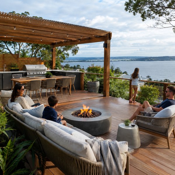 Outdoor Living That Makes the Most of Your Views - Waterfront & Acreage Landscaping in Lake Macquarie
